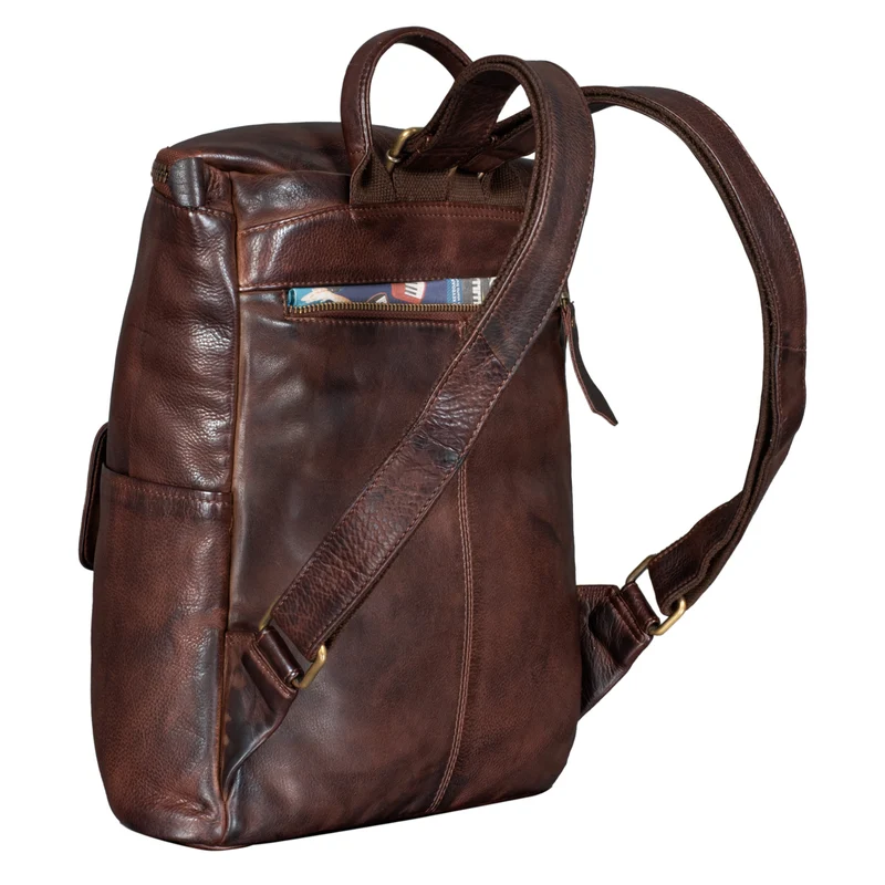 "Fernandez" Vintage Rucksack Leder Groß
