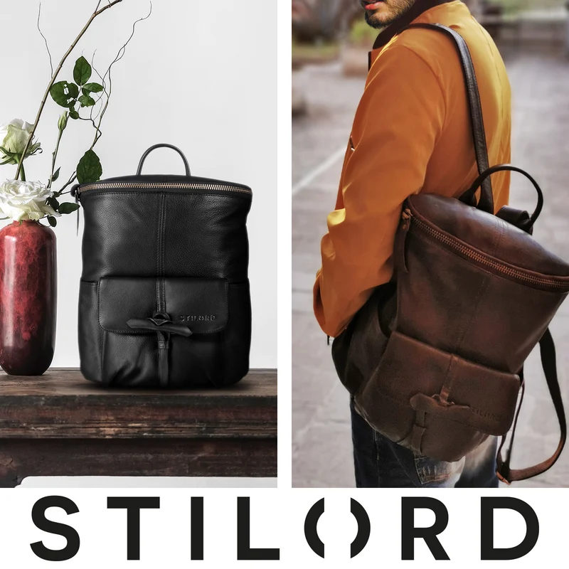 "Fernandez" Vintage Rucksack Leder Groß