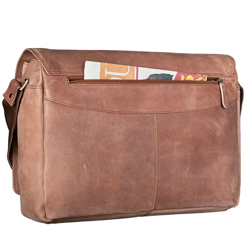 "Jan" 15,6 Zoll Laptoptasche Leder