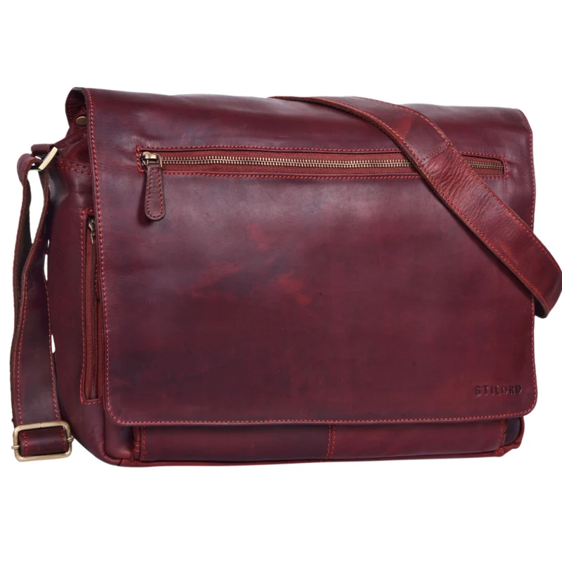 "Jan" 15,6 Zoll Laptoptasche Leder