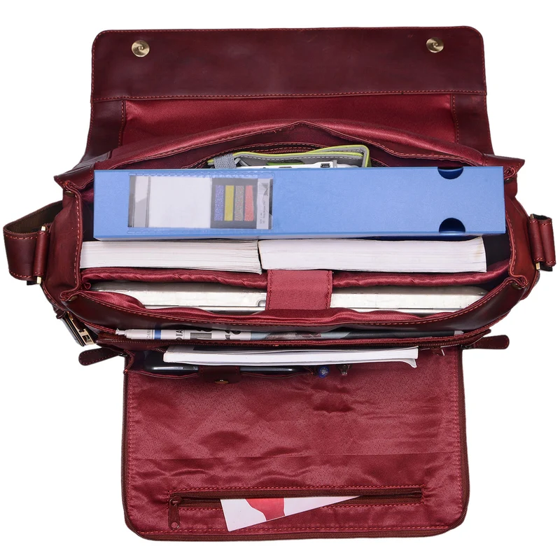 "Jan" 15,6 Zoll Laptoptasche Leder