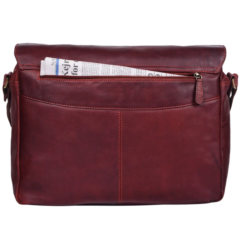 "Jan" 15,6 Zoll Laptoptasche Leder