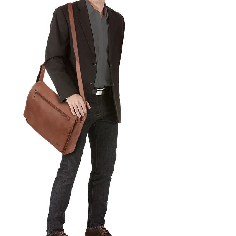 "Jan" 15,6 Zoll Laptoptasche Leder