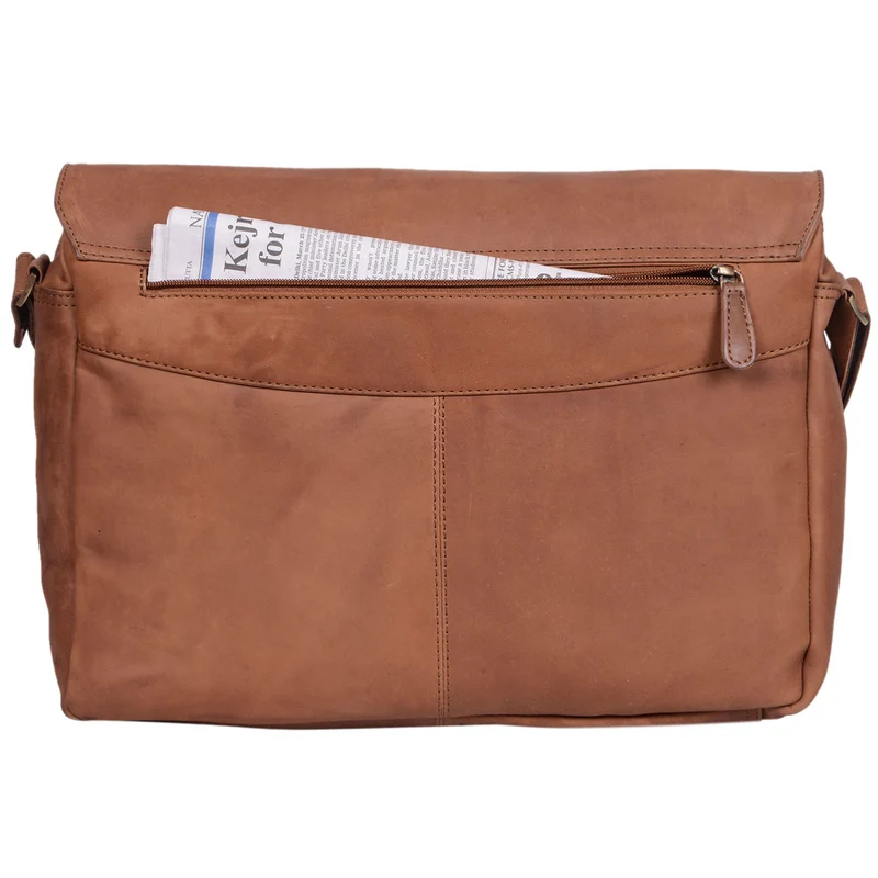 "Jan" 15,6 Zoll Laptoptasche Leder