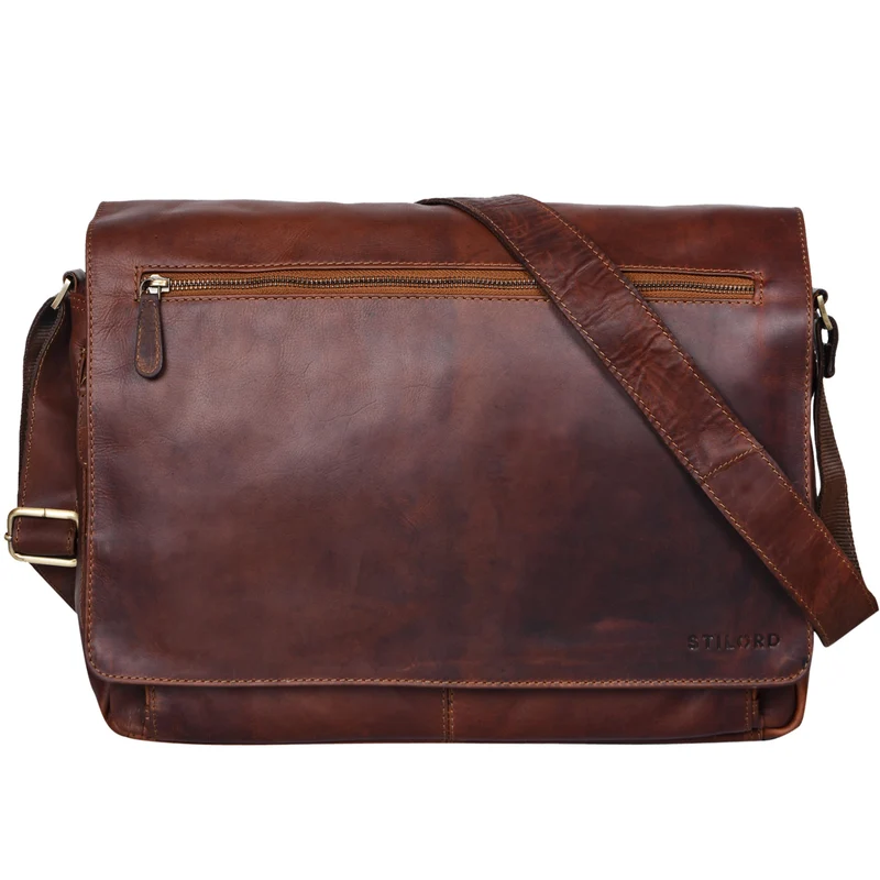 "Jan" 15,6 Zoll Laptoptasche Leder