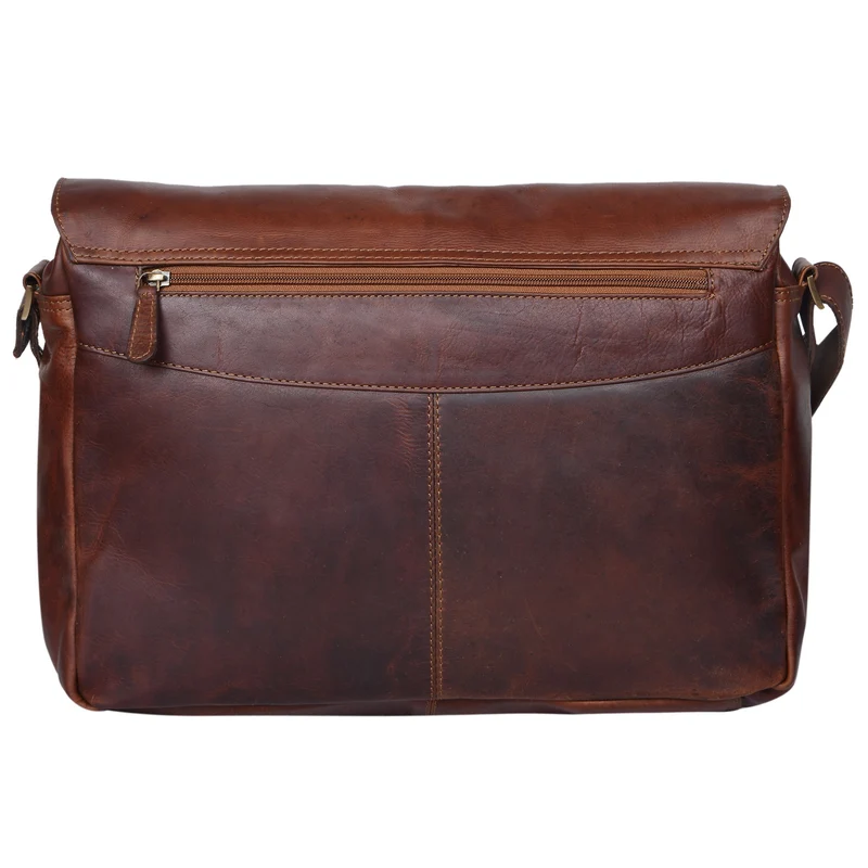 "Jan" 15,6 Zoll Laptoptasche Leder