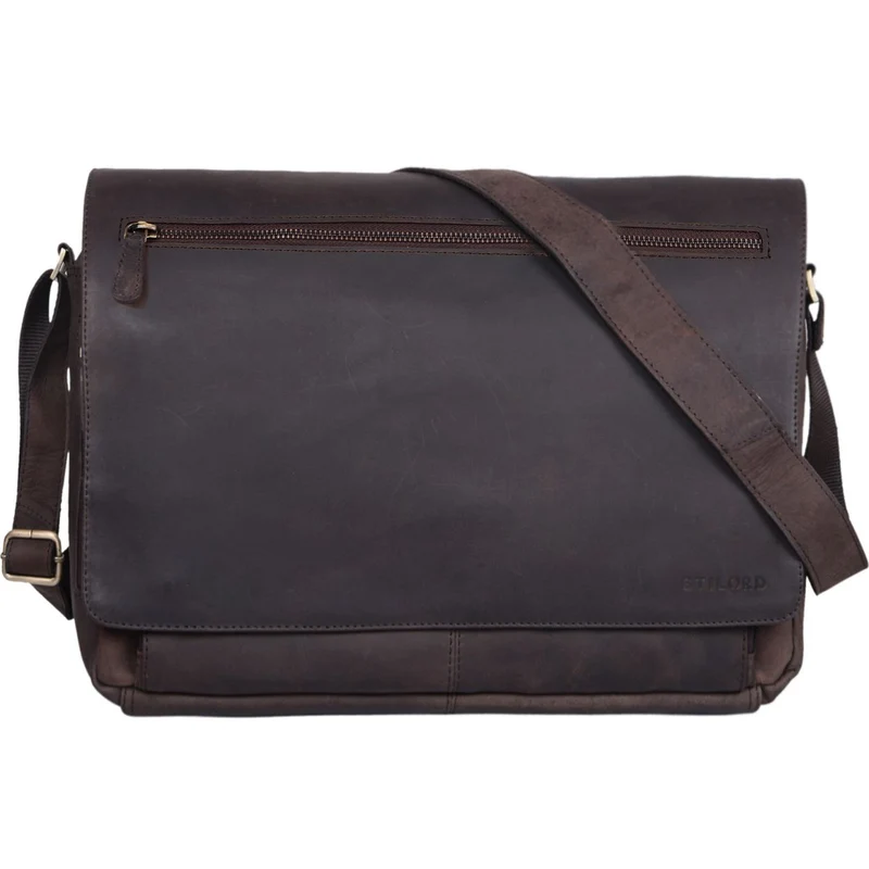 "Jan" 15,6 Zoll Laptoptasche Leder