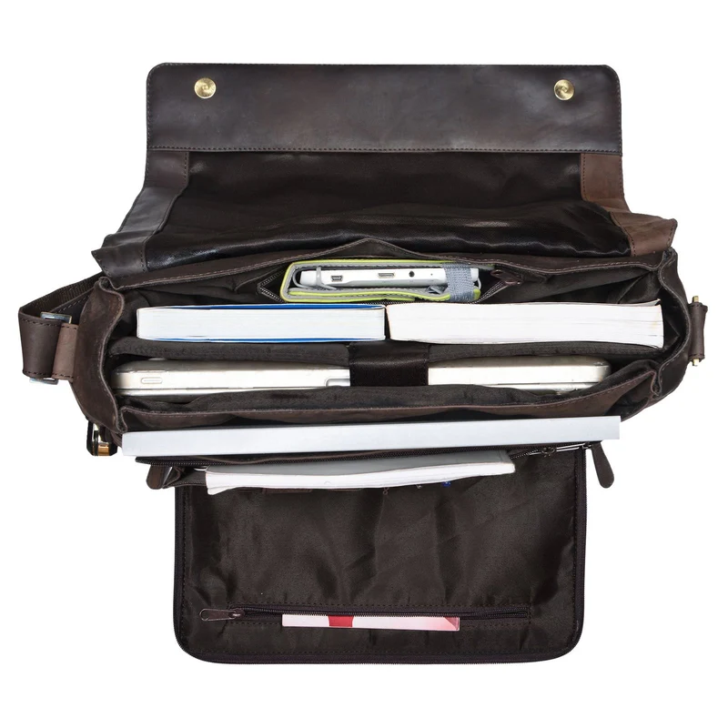 "Jan" 15,6 Zoll Laptoptasche Leder
