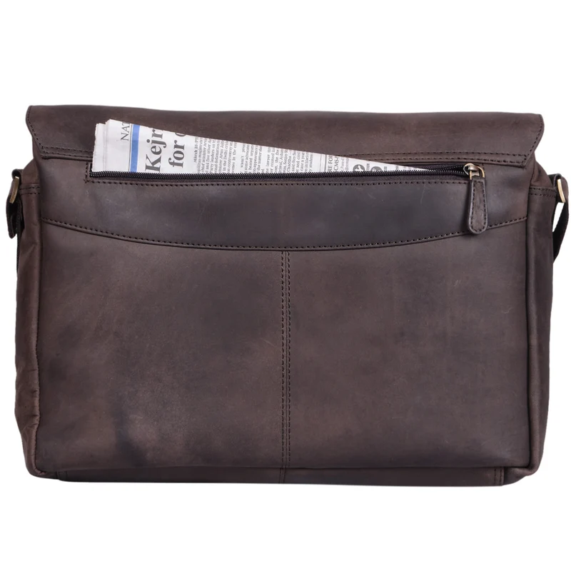 "Jan" 15,6 Zoll Laptoptasche Leder