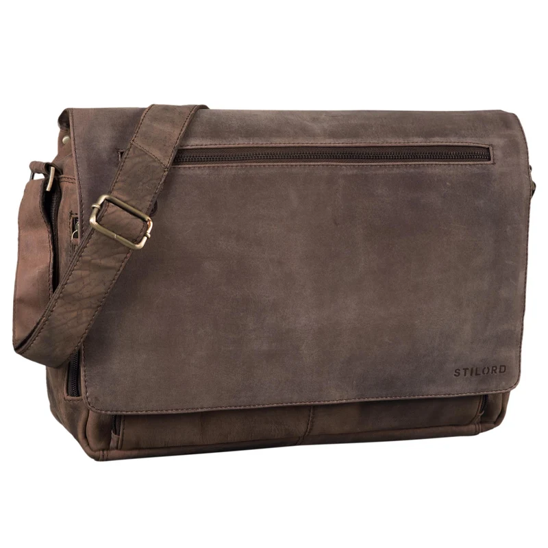 "Jan" 15,6 Zoll Laptoptasche Leder