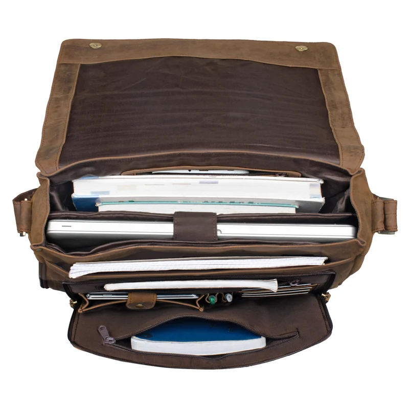 "Jan" 15,6 Zoll Laptoptasche Leder