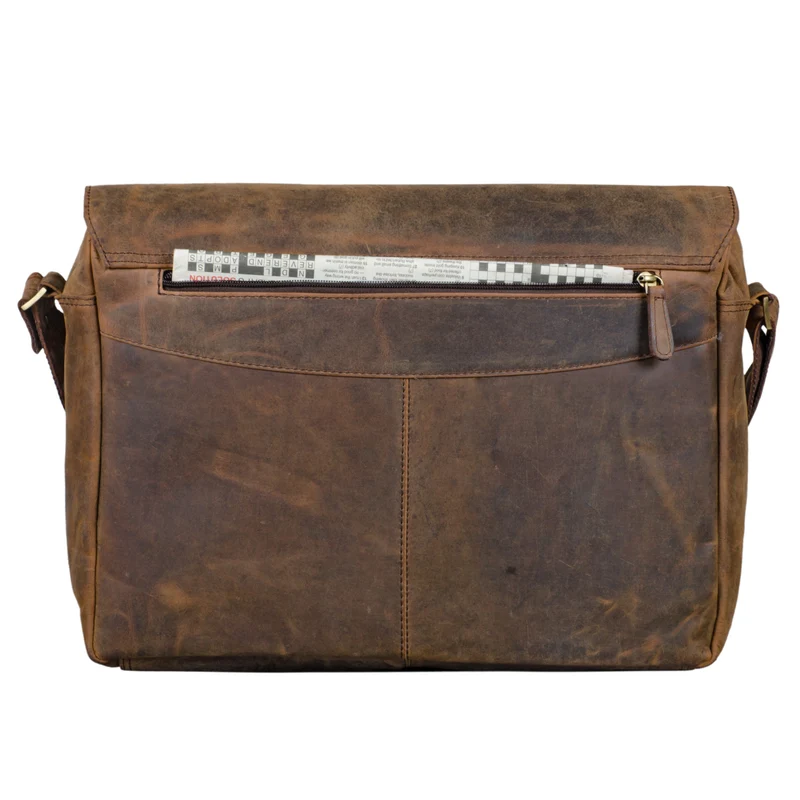 "Jan" 15,6 Zoll Laptoptasche Leder
