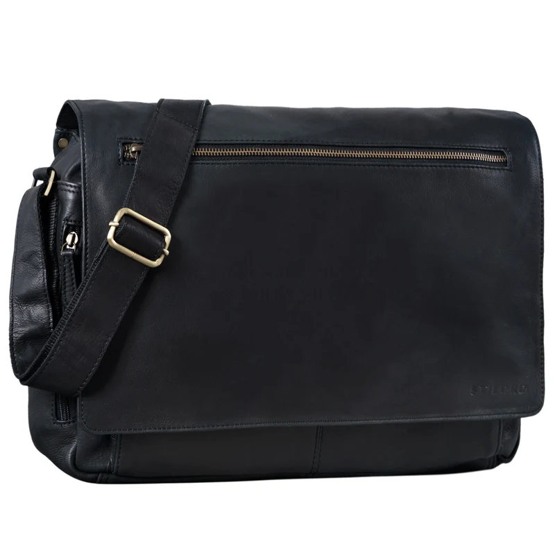 "Jan" 15,6 Zoll Laptoptasche Leder