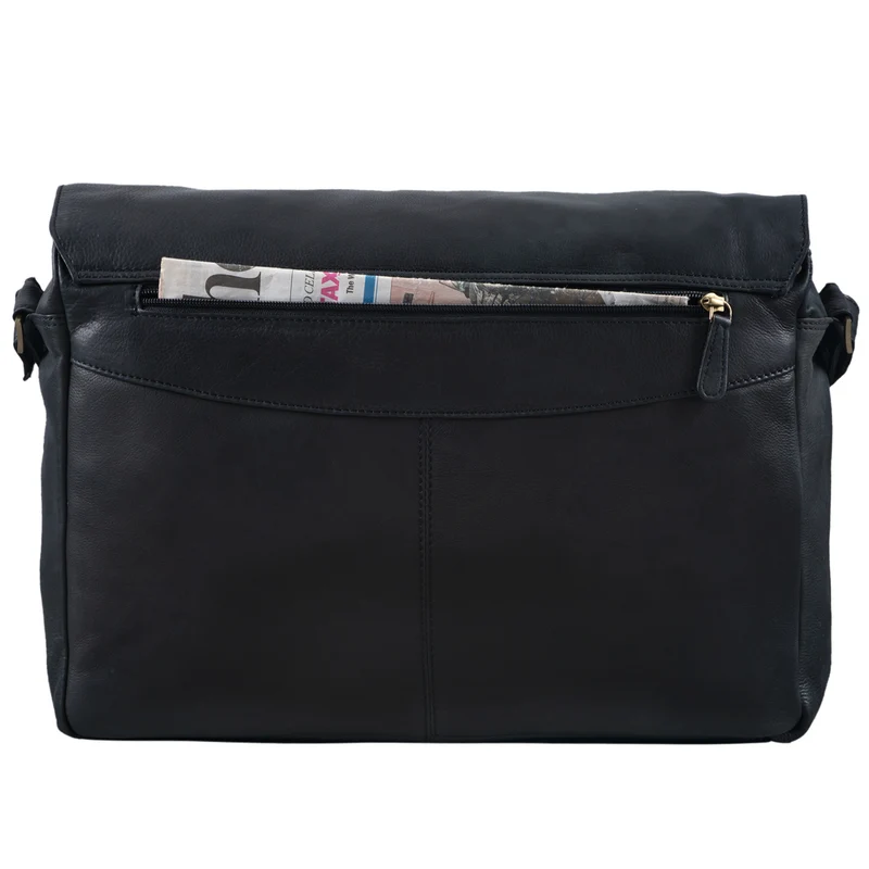"Jan" 15,6 Zoll Laptoptasche Leder