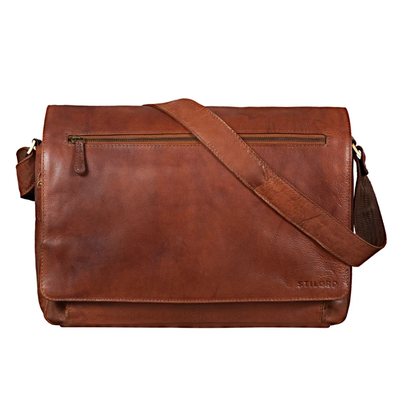 "Jan" 15,6 Zoll Laptoptasche Leder