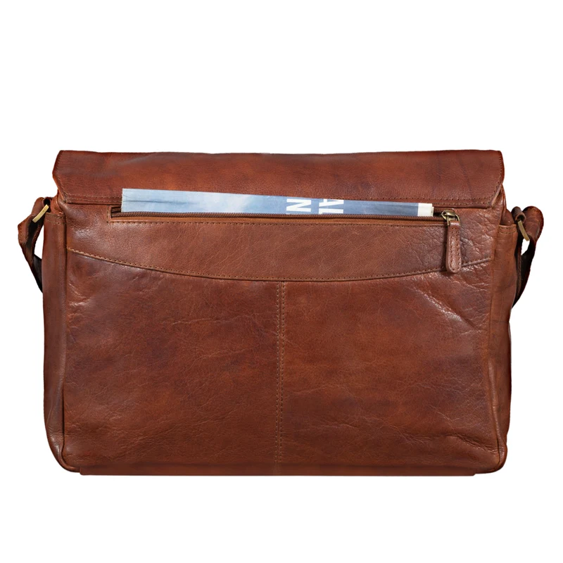 "Jan" 15,6 Zoll Laptoptasche Leder