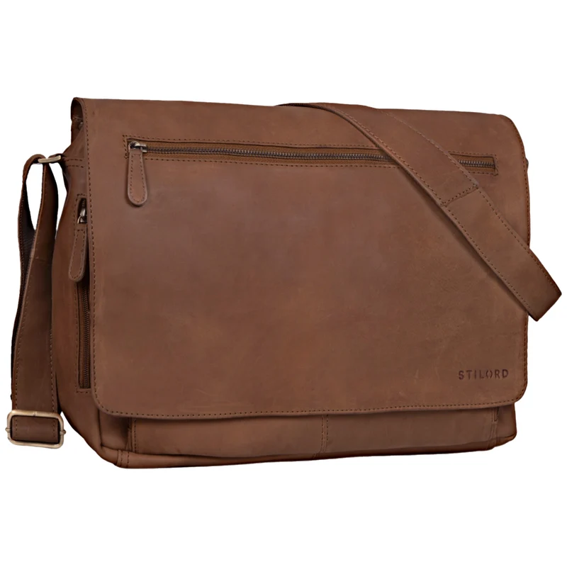 "Jan" 15,6 Zoll Laptoptasche Leder