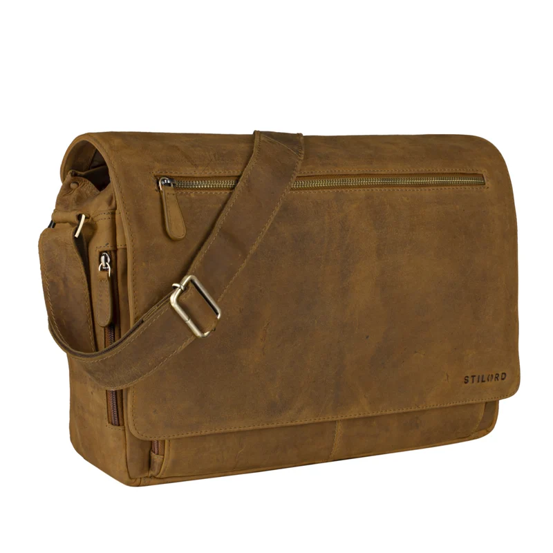 "Jan" 15,6 Zoll Laptoptasche Leder