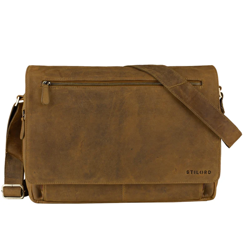 "Jan" 15,6 Zoll Laptoptasche Leder