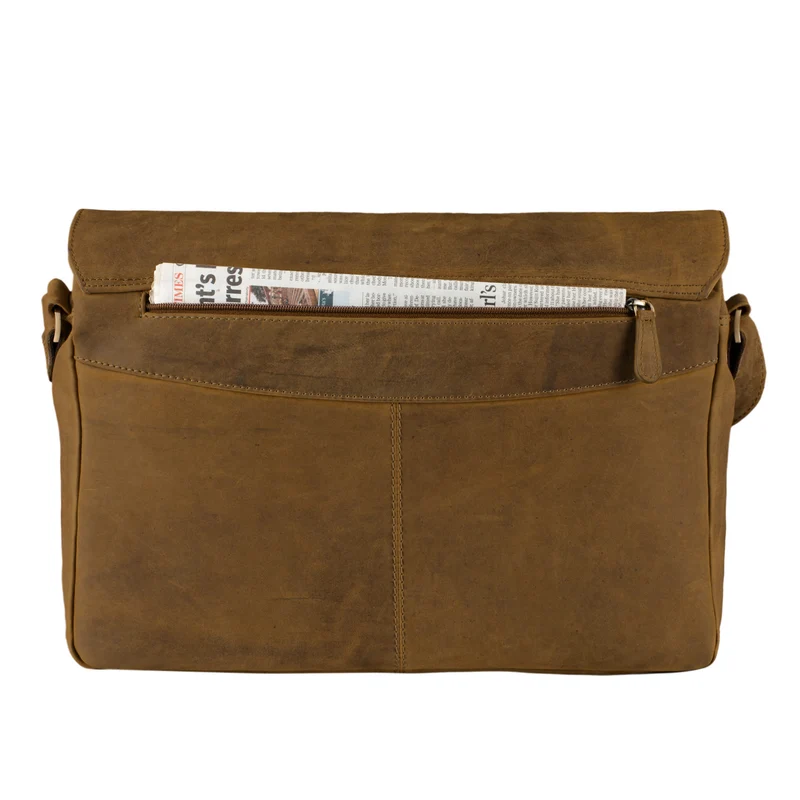 "Jan" 15,6 Zoll Laptoptasche Leder