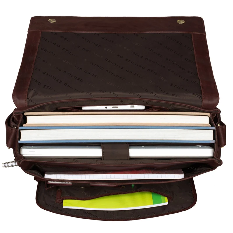 "Jan" 15,6 Zoll Laptoptasche Leder