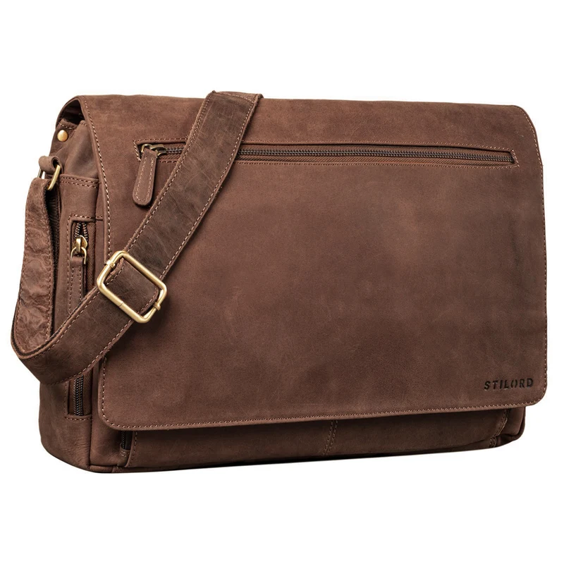 "Jan" 15,6 Zoll Laptoptasche Leder