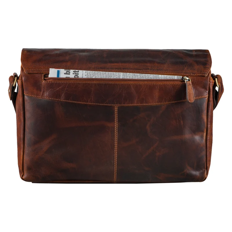 "Jan" 15,6 Zoll Laptoptasche Leder