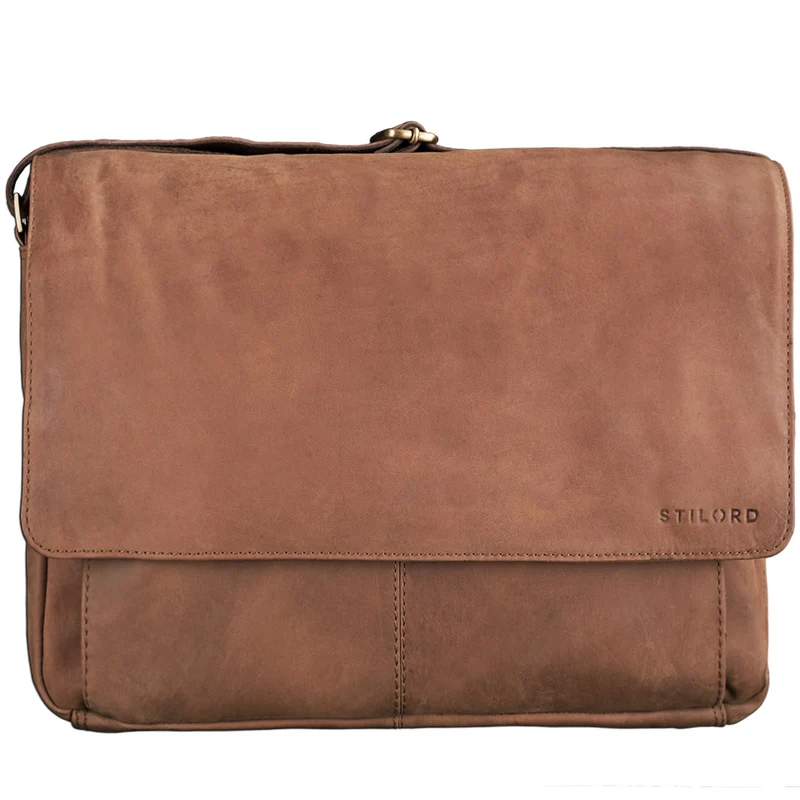 B-WARE "Lonzo" Vintage Umhängetasche echtes Büffel-Leder