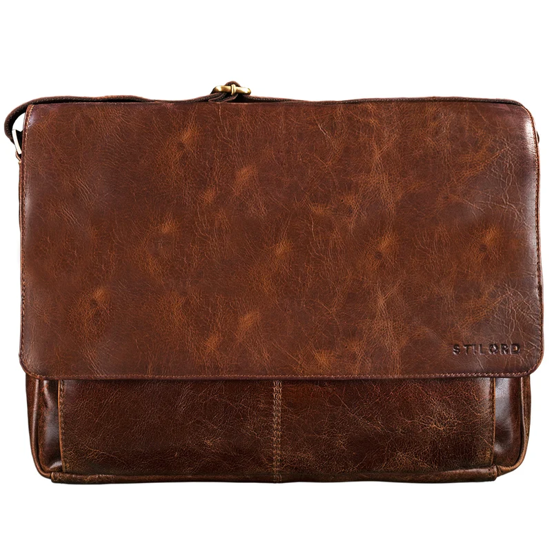B-WARE "Lonzo" Vintage Umhängetasche echtes Büffel-Leder
