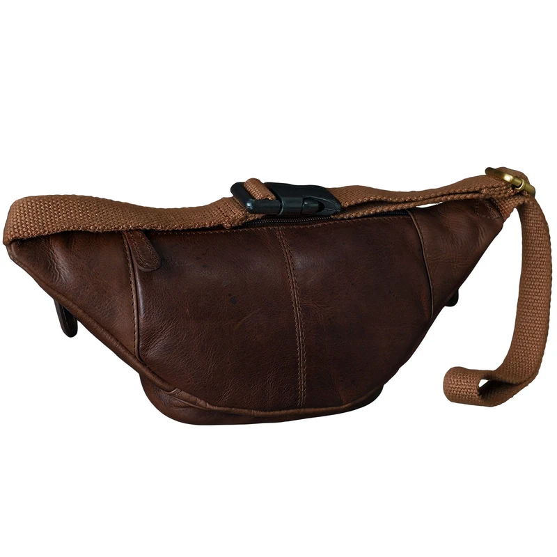 "Eliah" Vintage Gürteltasche Leder für Damen und Herren