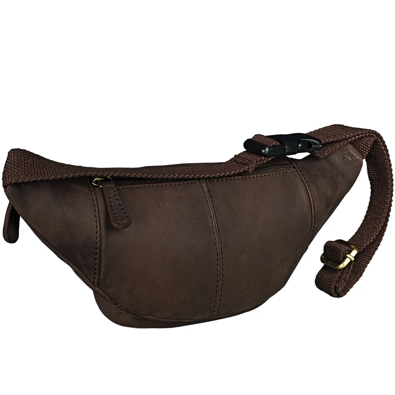 "Eliah" Vintage Gürteltasche Leder für Damen und Herren