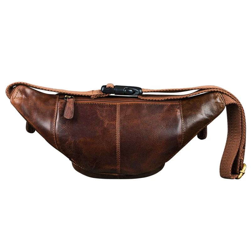 "Eliah" Vintage Gürteltasche Leder für Damen und Herren