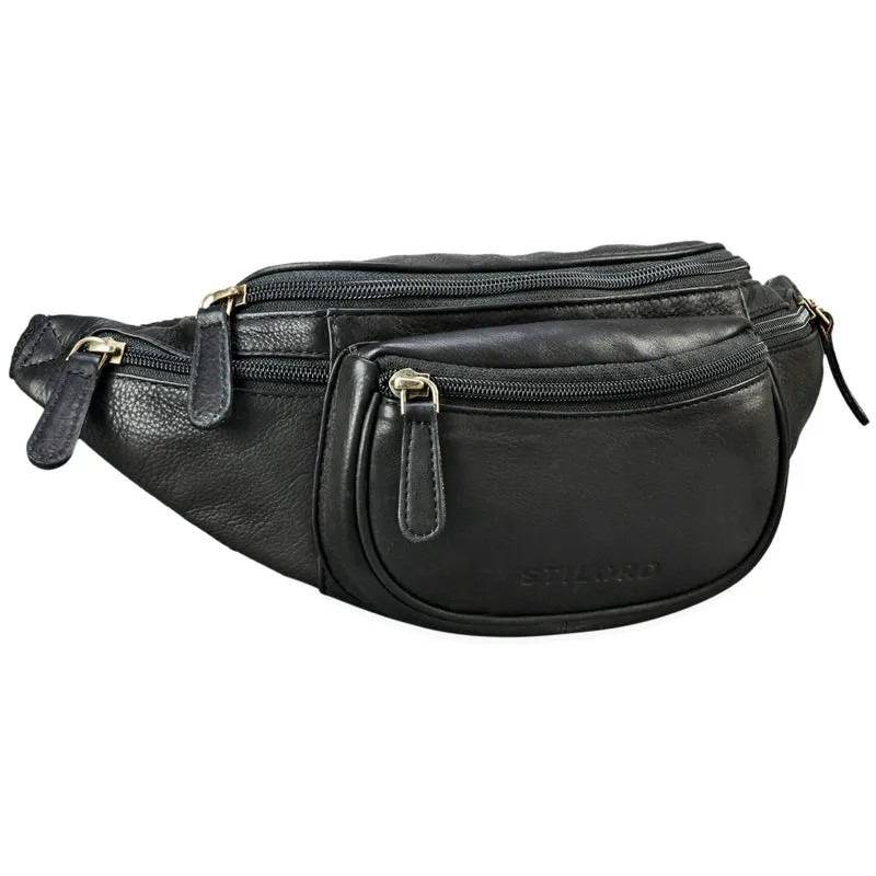 "Eliah" Vintage Gürteltasche Leder für Damen und Herren