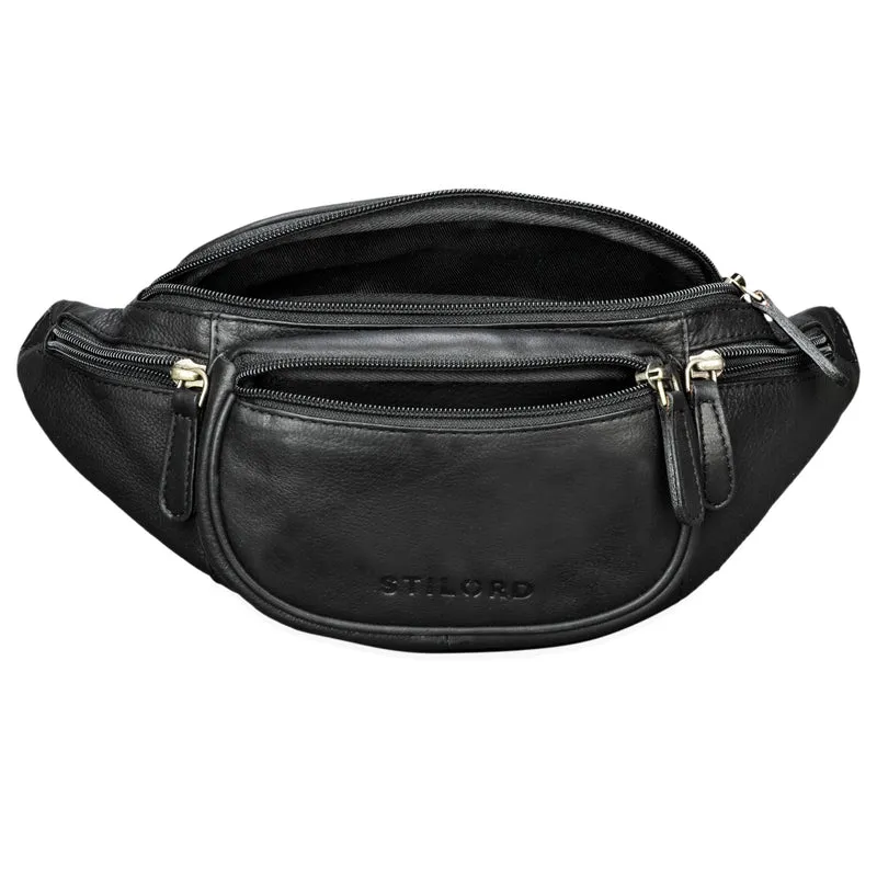 "Eliah" Vintage Gürteltasche Leder für Damen und Herren