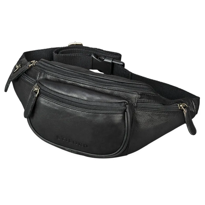 "Eliah" Vintage Gürteltasche Leder für Damen und Herren