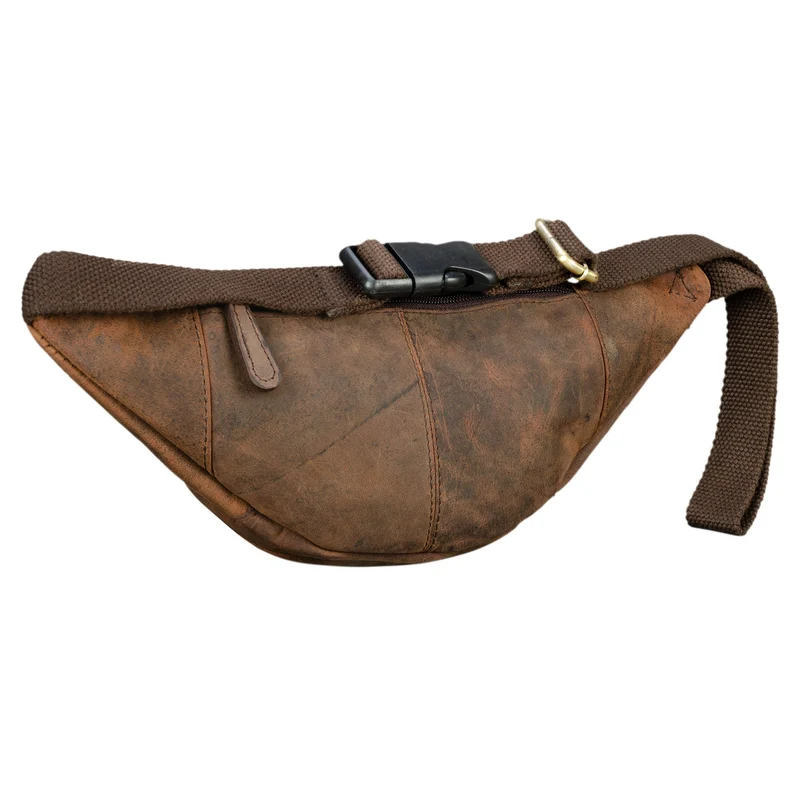 "Eliah" Vintage Gürteltasche Leder für Damen und Herren