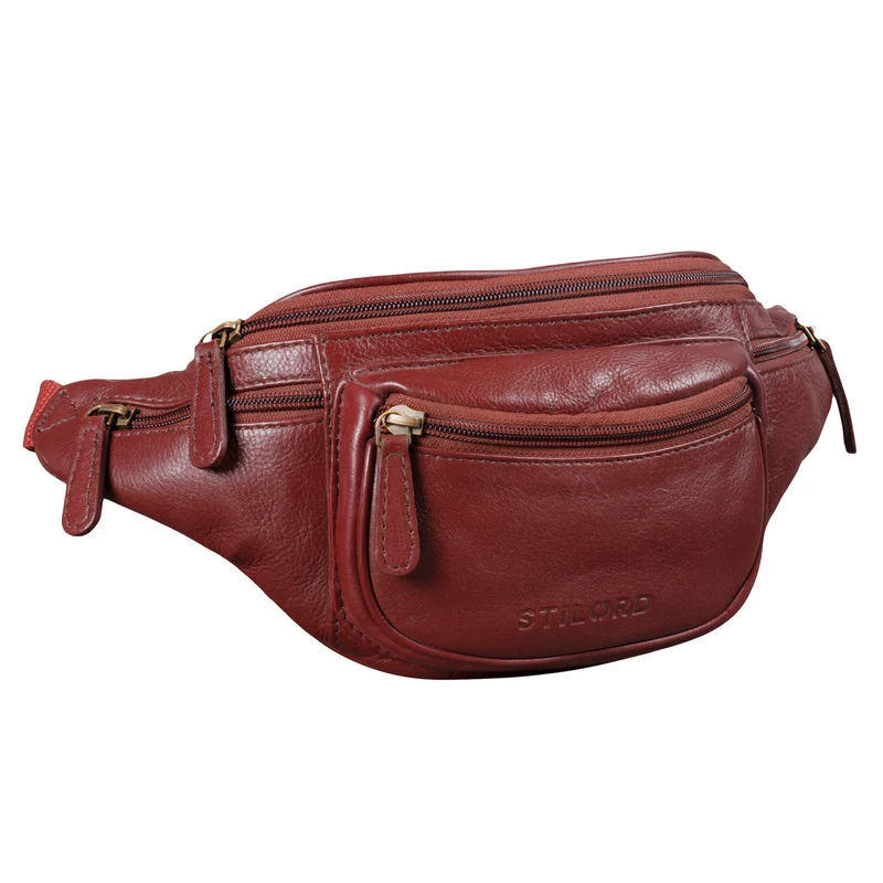 "Eliah" Vintage Gürteltasche Leder für Damen und Herren