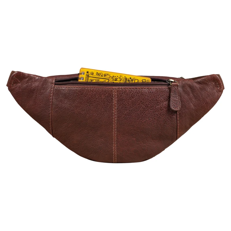 "Eliah" Vintage Gürteltasche Leder für Damen und Herren