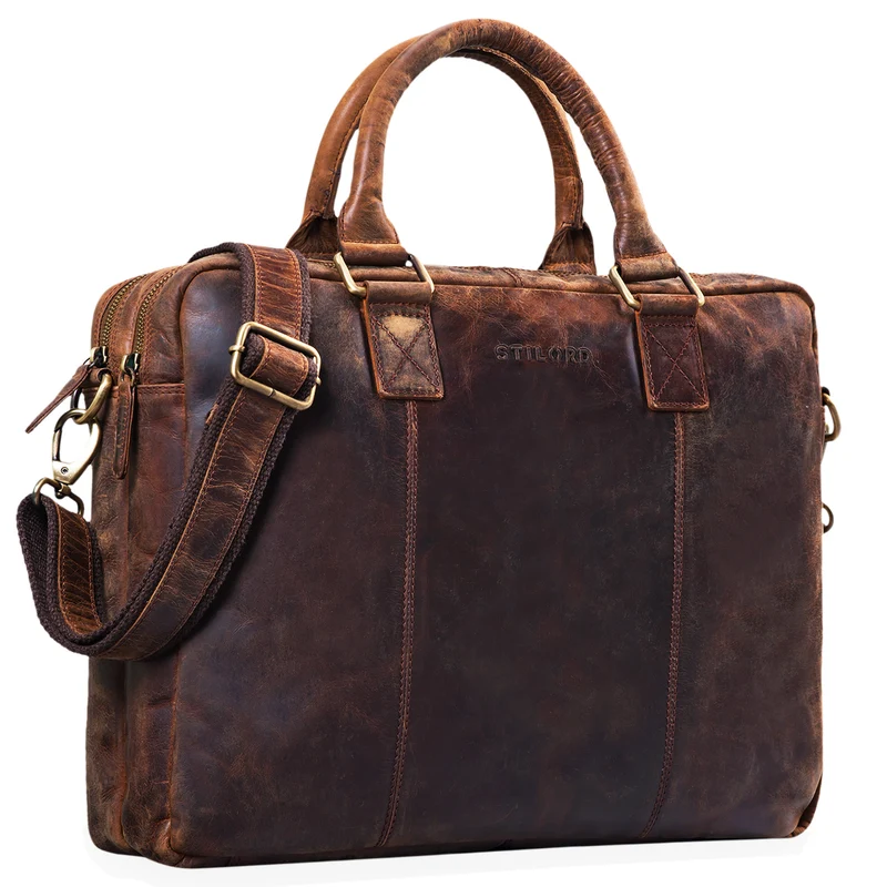 "Zacharias" Businesstasche Leder Aktentasche