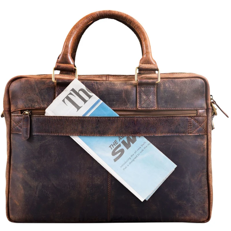"Zacharias" Businesstasche Leder Aktentasche