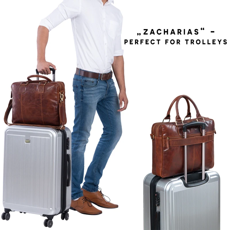 "Zacharias" Businesstasche Leder Aktentasche