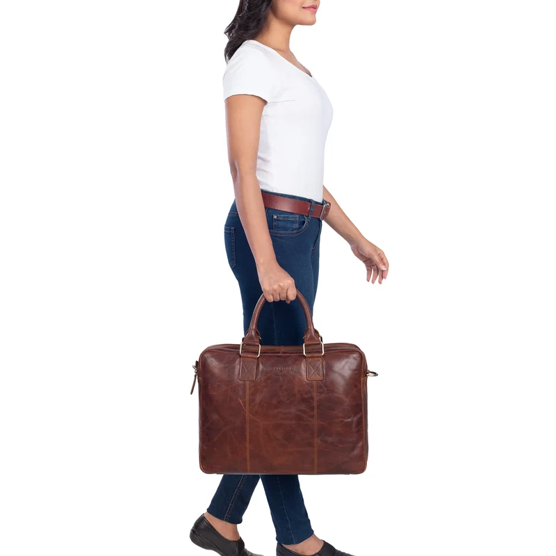 "Zacharias" Businesstasche Leder Aktentasche