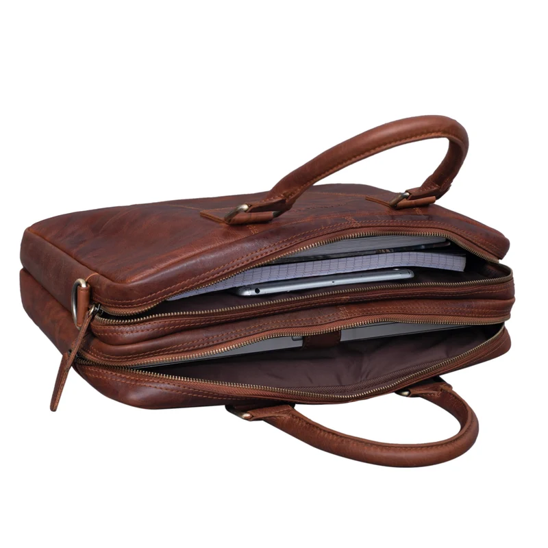 "Zacharias" Businesstasche Leder Aktentasche