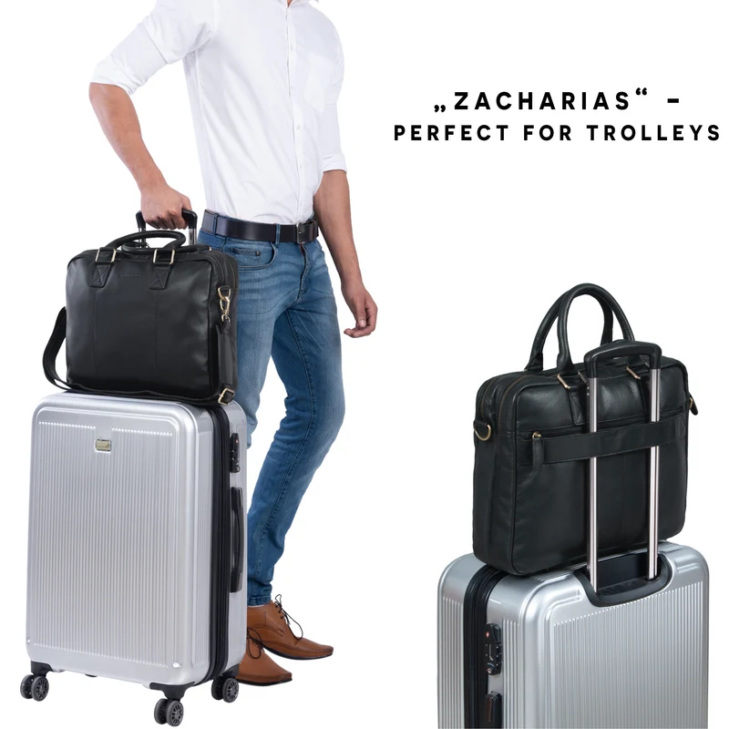 "Zacharias" Businesstasche Leder Aktentasche
