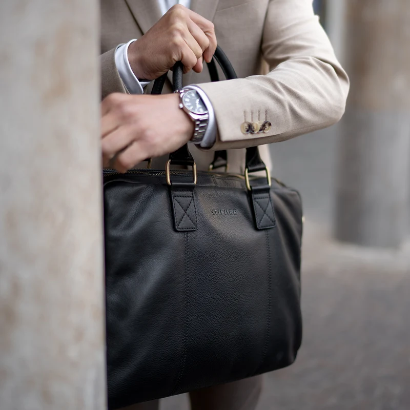 "Zacharias" Businesstasche Leder Aktentasche