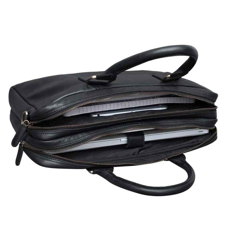 "Zacharias" Businesstasche Leder Aktentasche