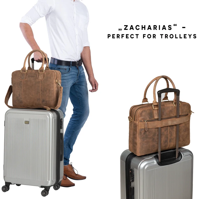 "Zacharias" Businesstasche Leder Aktentasche