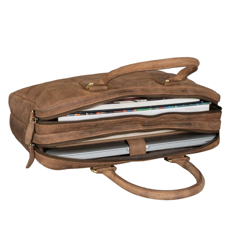 "Zacharias" Businesstasche Leder Aktentasche