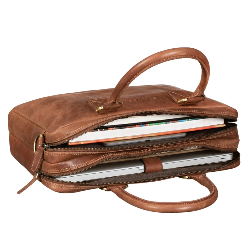 "Zacharias" Businesstasche Leder Aktentasche