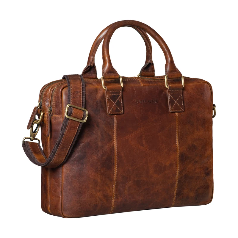 "Zacharias" Businesstasche Leder Aktentasche